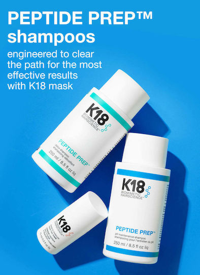 K18 Peptide Prep Șampon Curățare Profundă pentru Toate Tipurile de Păr 250ml