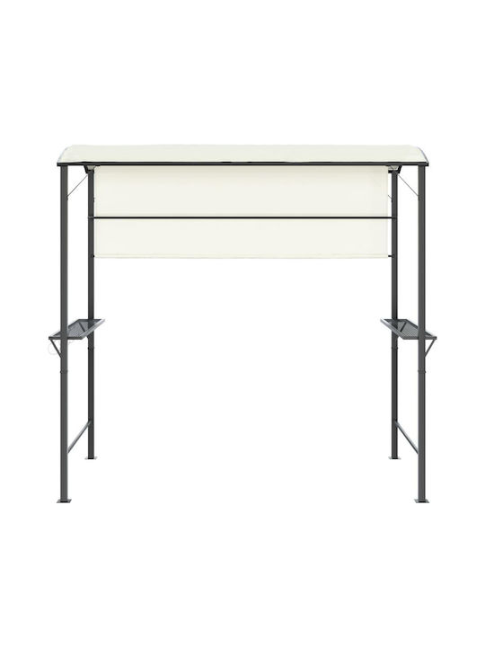 vidaXL Κιόσκι Κήπου Κρεμ 2.2x1.1m