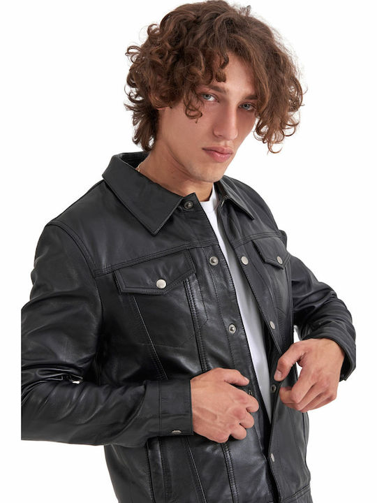 Foxtrot Lederjacke Jacke Schwarz