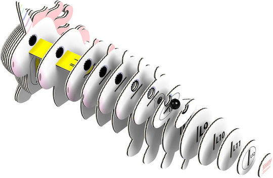 Eugy Paper Construction Toy Unicorn for Children 6+ years old+ Years