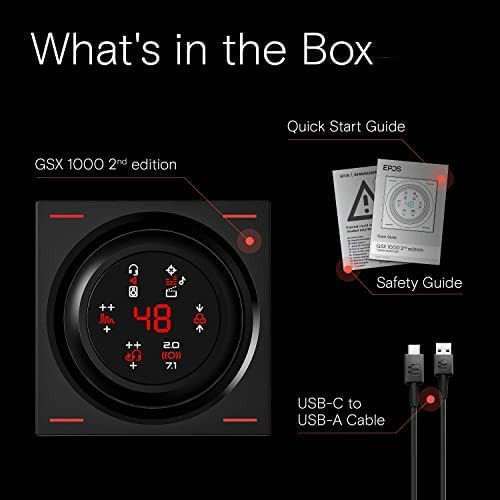 Sennheiser Epos GSX 1000 2nd Edition Extern USB Soundkarte 7.1