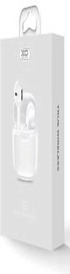 XO X23 TWS Earbud Bluetooth Handsfree Ακουστικά με Θήκη Φόρτισης Λευκά