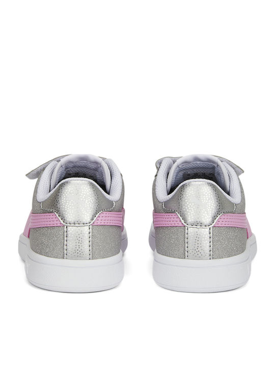 Smash Glitz Glam Παιδικά Sneakers με Σκρατς Ασημί