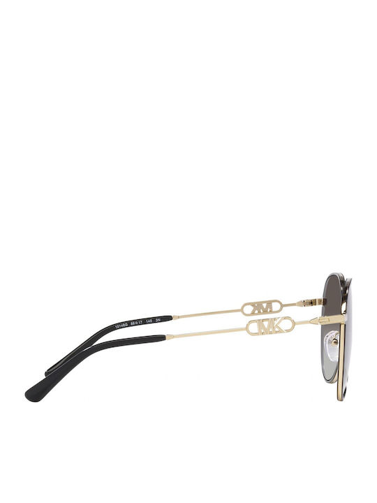 Michael Kors Empire Women's Sunglasses with Gold Metal Frame and Gray Gradient Lens MK1128J 10148G