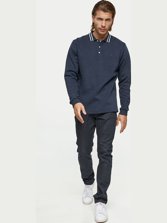 Polo Μπλούζα Μακρυμάνικη Navy Μπλε
