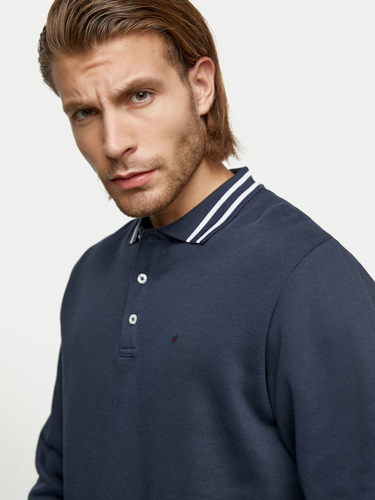 Polo Μπλούζα Μακρυμάνικη Navy Μπλε