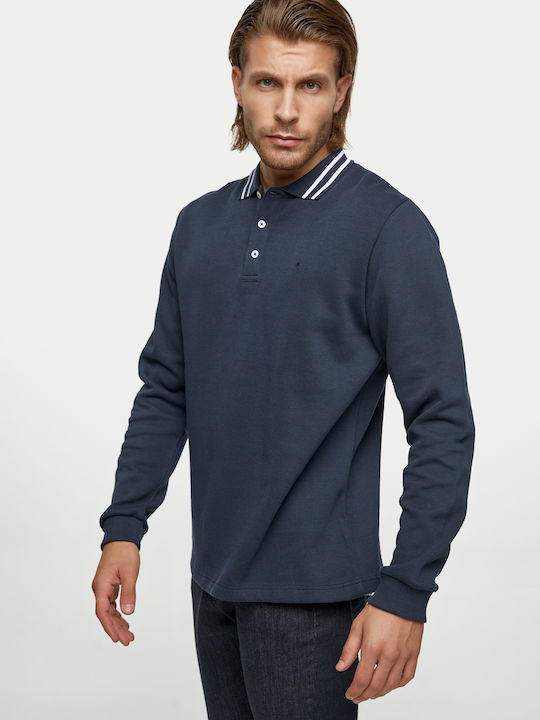 Polo Μπλούζα Μακρυμάνικη Navy Μπλε