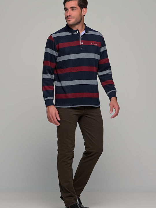 Polo Μπλούζα Μακρυμάνικη Navy Μπλε