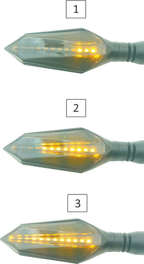 Flash Motorcycle Rear Red LED for Piaggio Vespa for Triumph Daytona 2pcs