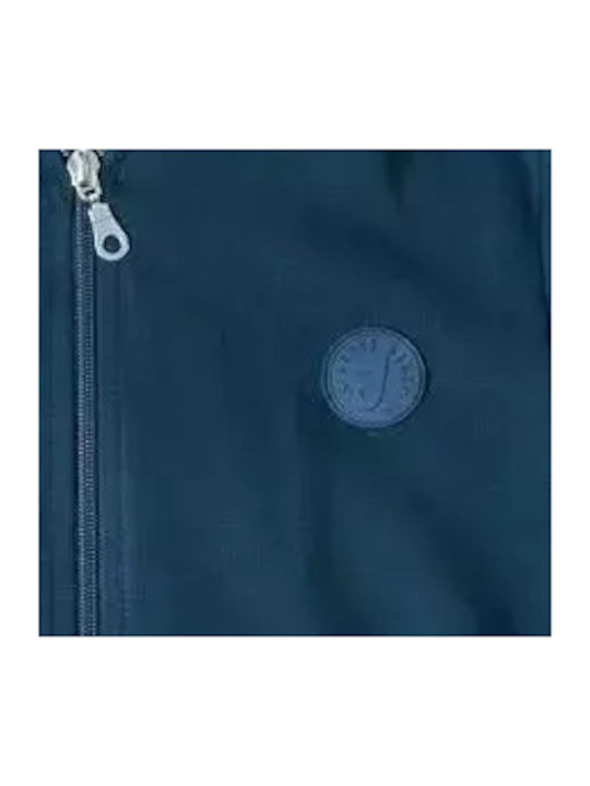 Joyce Kinder-Sweatjacke mit Kapuze Marineblau