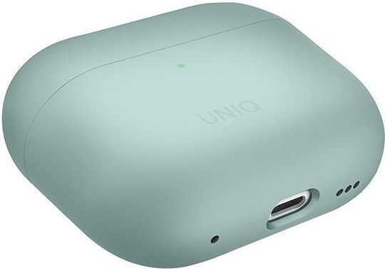 Uniq Lino Hülle Silikon mit Haken Mint für Apple AirPods Pro