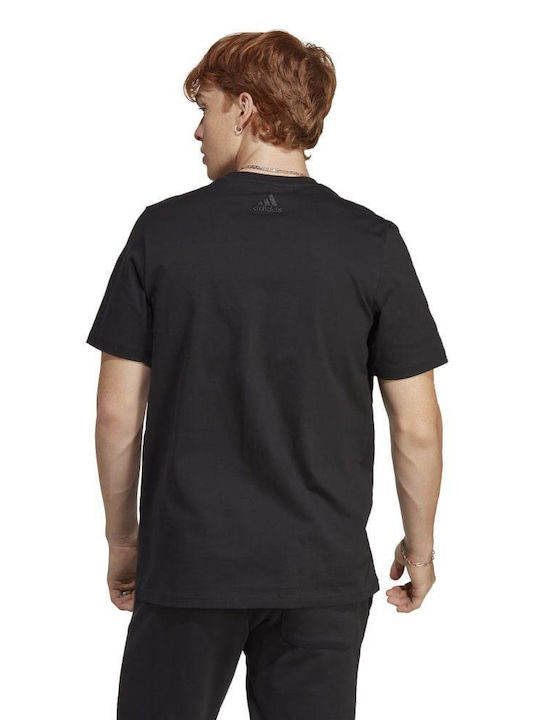 Adidas Herren T-Shirt Kurzarm Schwarz