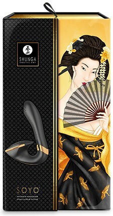 Shunga Soyo Mini Δονητής G-Spot Intimate Massager 17cm Black