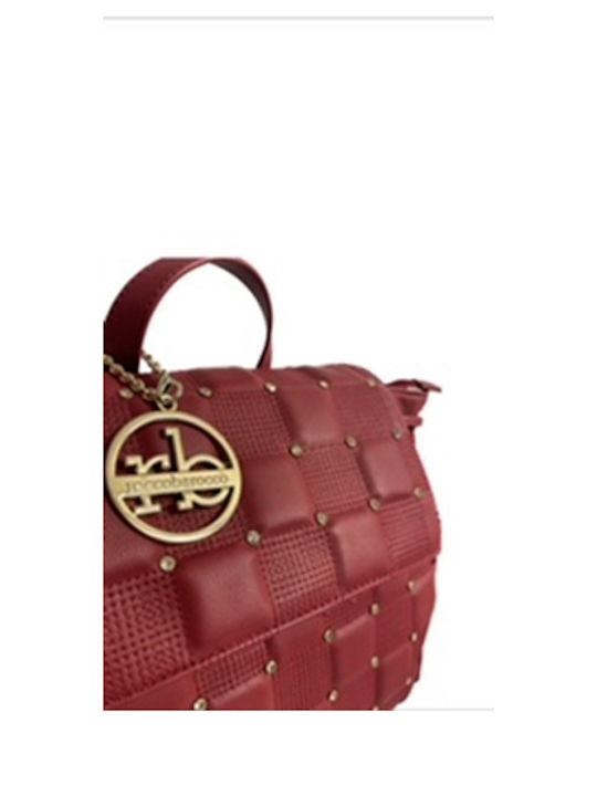 Set Damentasche Shopper Schultertasche Burgundisch