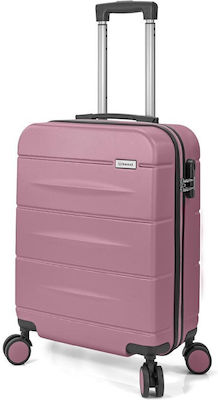 Benzi Travel Suitcases Hard Pink with 4 Wheels Set 3pcs