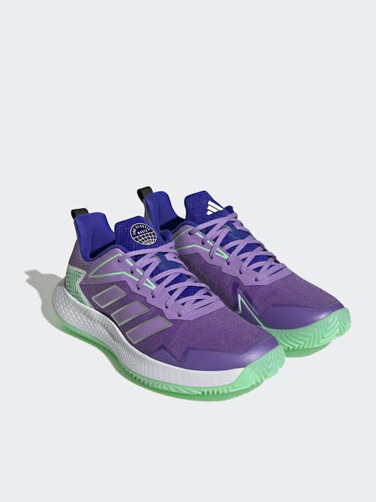adidas Defiant Speed Ανδρικά Παπούτσια Τένις για Χωμάτινα Γήπεδα Violet Fusion / Silver Metallic / Pulse Mint