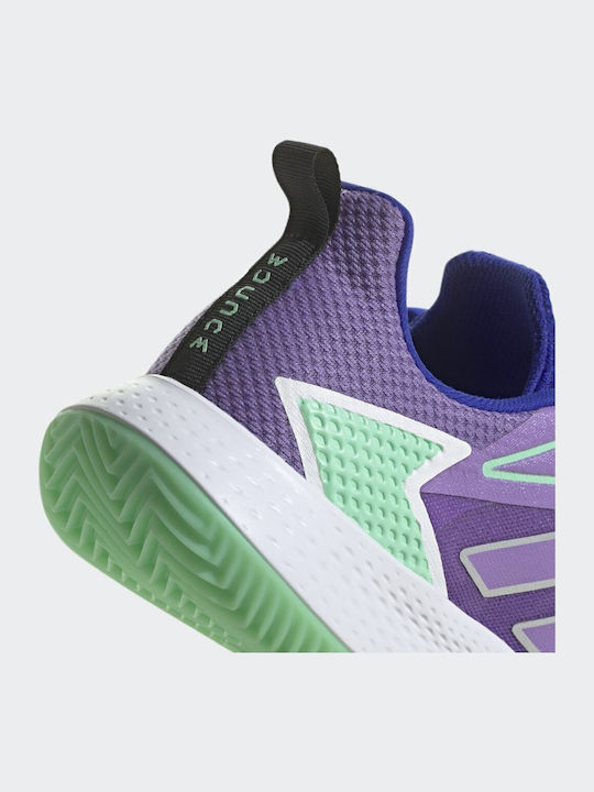 adidas Defiant Speed Ανδρικά Παπούτσια Τένις για Χωμάτινα Γήπεδα Violet Fusion / Silver Metallic / Pulse Mint