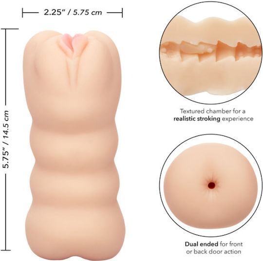Calexotics Cheap Thrills The Three Way Masturbator Butt / Vagina