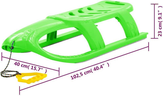 vidaXL Sanie 93720 Sanie pentru copii 102.5x40x23cm. Verde