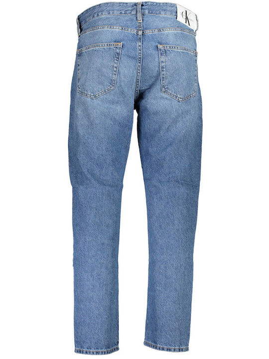 Calvin Klein Pantaloni Jeans pentru Bărbați Cropped Albastru