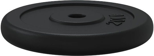 vidaXL Σετ Δίσκοι Μεταλλικοί 2 x 20kg Φ30mm