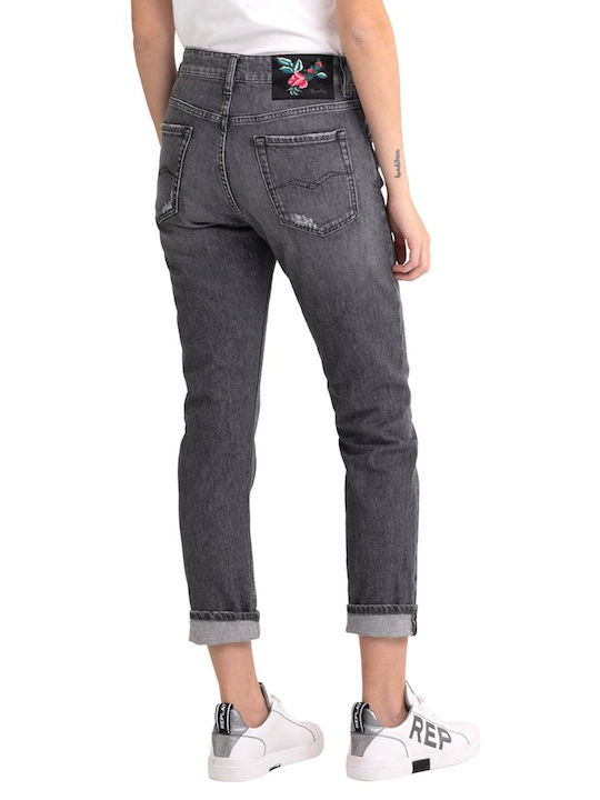 Replay Marty Women's Jean Trousers in Slim Fit Gray