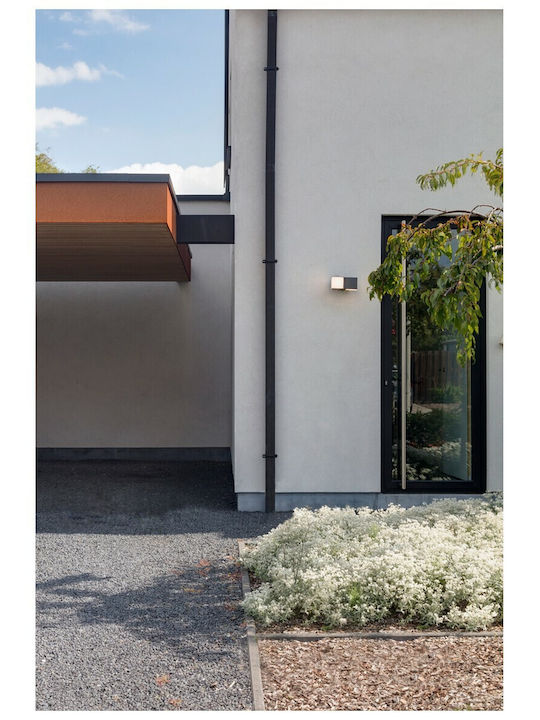 Lutec Cuba Wall-Mounted Outdoor Ceiling Light LED IP54 24.4W with Natural White Light Double Beam 10x14.7x21.3εκ.