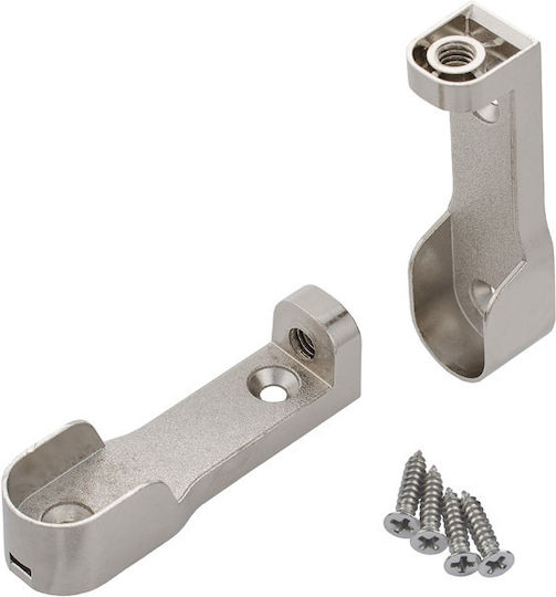 ArteLibre M6 Ράγα Υποστήριξης Νίκελ 30x15mm 04012588 2τμχ