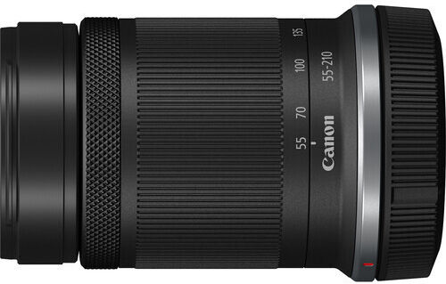 Canon Crop Kameraobjektiv RF-S 55-210mm F/5-7.1 IS STM Teleobjektiv für Canon RF Berg Schwarz