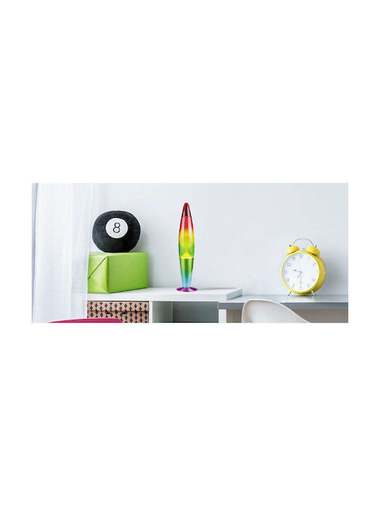 Rabalux Lollipop Decorative Lamp Lava Lamp with Socket for Bulb E14 Multicolour