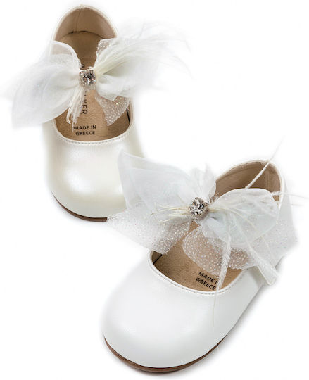 Babywalker Christening White Pumps