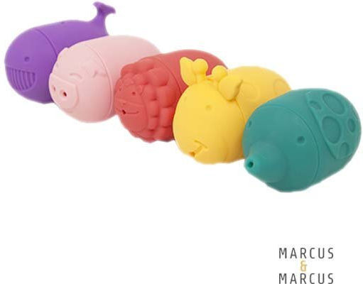 Marcus & Marcus Baby Bath Toys Silicone Animal Set 3 Pieces
