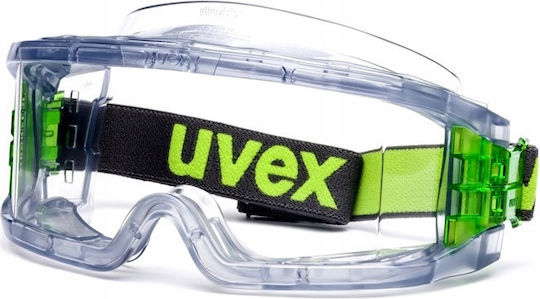 Uvex Ultravision Wide Vision Goggle Γυαλιά / Μάσκα Εργασίας για Προστασία με Διάφανους Φακούς