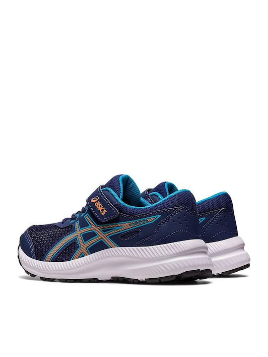 Contend 8 Ps Kids Sports Shoes Running with Hoop & Loop Closure Blue
