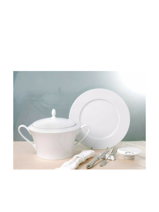 Cryspo Trio Suzana Porcelain Dinnerware Set White 40pcs