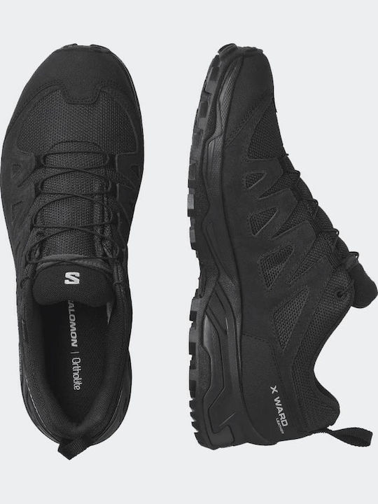 Salomon X Ward GTX Men's Hiking Shoes Waterproof with Gore-Tex Membrane Black