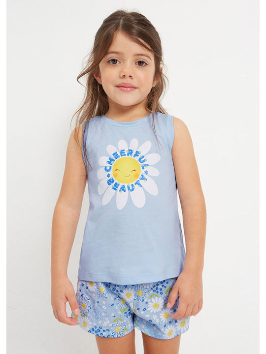 Mayoral Set Top & Bottom Kids Summer Pyjamas Light Blue