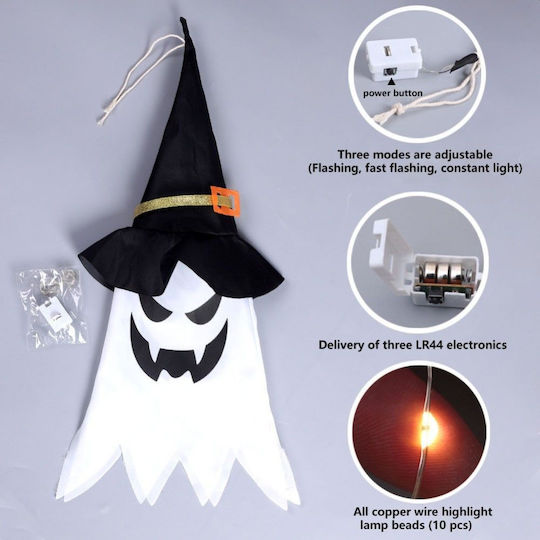 Halloween Ghost Carnival Accessory White for Halloween 10pcs