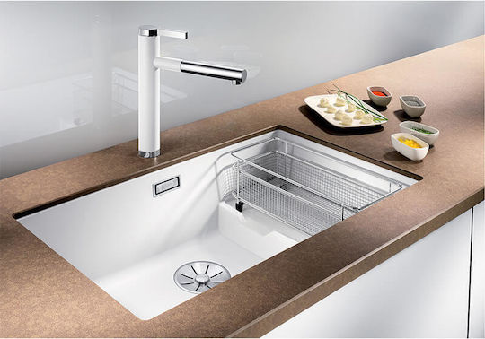 Blanco Subline 700-U Level Υποκαθήμενος Αριστερός από Συνθετικό Γρανίτη Μ73xΠ46cm Soft White Blanco Subline 700-U Level Υποκαθήμενος Αριστερός από Συνθετικό Γρανίτη Μ73xΠ46cm Soft White