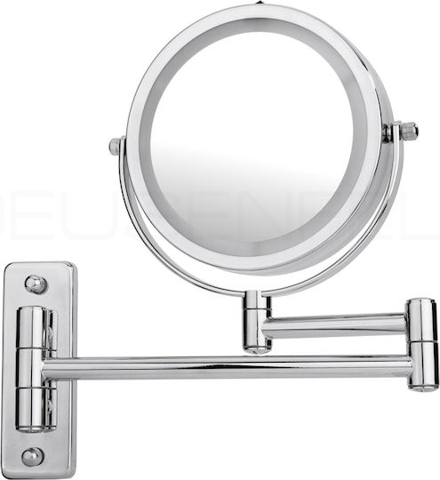 Beurer BS 59 Oglindă De Baie Rotundă Cu Mărire Lumini LED Din Metal 24.5x24.5cm