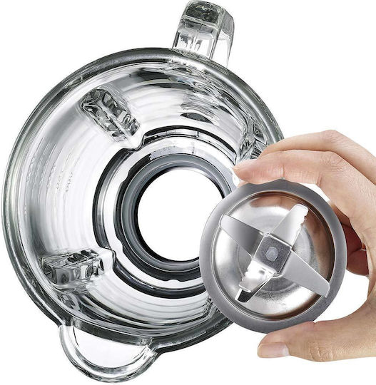 Zilan Μπλέντερ με Ανοξείδωτη Κανάτα 1.75 lt 1400W Ασημί ZLN5596