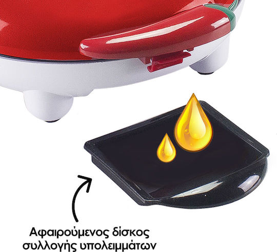 Beper Pizza Maker 900W Red