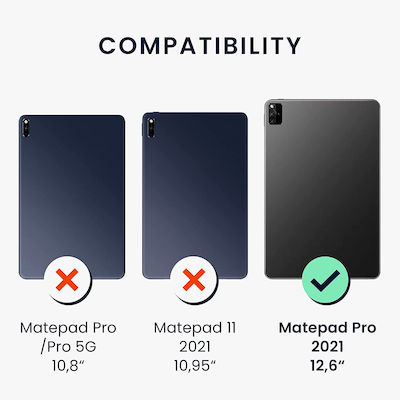 KWmobile 360 Flip Cover Σιλικόνης Dark Blue (Matepad Pro 12.6'' 2021 )