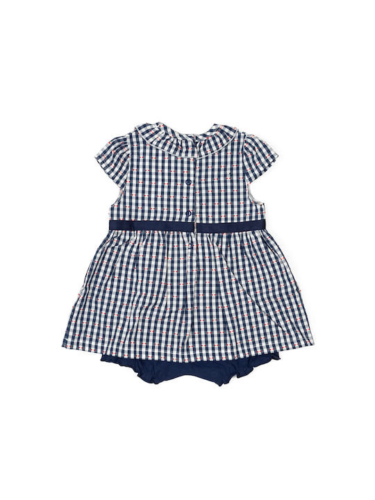 Dress plaid blue EMC BG7456 Girl