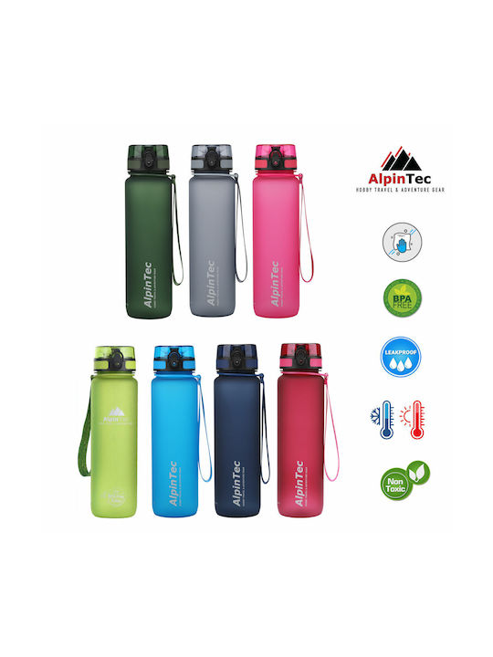 AlpinPro Quest Παγούρι Πλαστικό 1000ml Γκρι