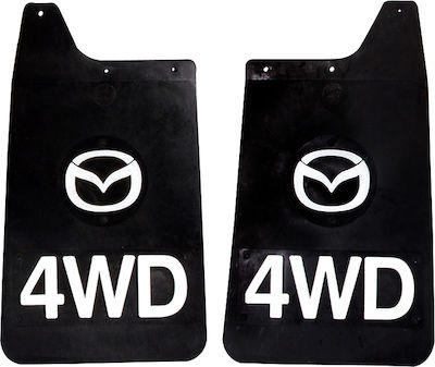 Autoline Car Mudguards 4Χ4 4WD 27x47cm