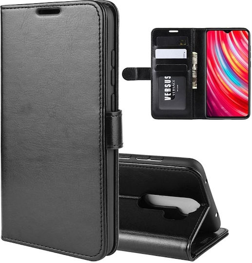 Wallet Δερματίνης Μαύρο (Redmi Note 8 Pro)