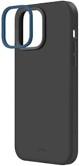 Uniq Lino Hue Magclick Back Cover Silicone Charcoal Grey (iPhone 14 Pro)