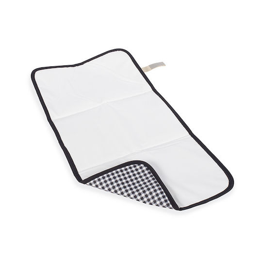 Walking Mum Portable Changing Pad I Love Vichy made of Fabric Black 33x66cm
