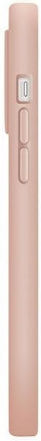 Uniq Lino Hue Magclick Umschlag Rückseite Silikon Blush Pink (iPhone 14 Pro Max)